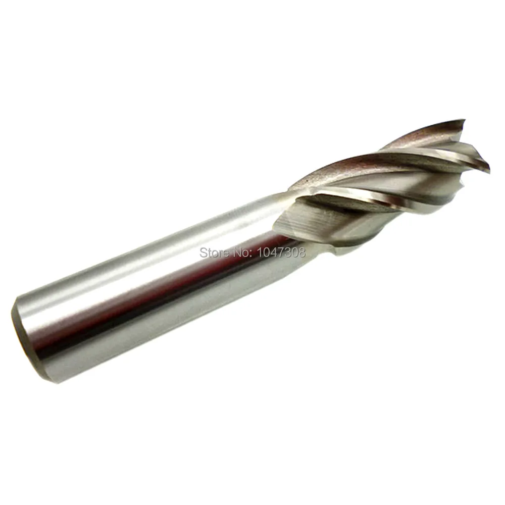 M2Al Endmill Four 4 Flute Hss Aluminium End Mill Milling Cutter Cutting