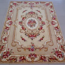 Квадратный-Модный американский деревенский диван журнальный столик размера плюс утолщенный цветочный ковер 2,25 2,35