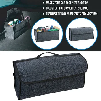 

Car Auto Trunk Storage Organizer with Straps Durable Collapsible Cargo Storage Bag WaterProof Cover TD326