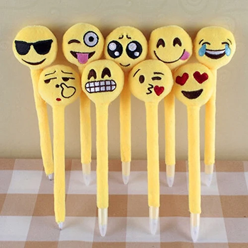 Creative Cute Emoji Expression Ballpoint Pen Office School Student Gift Oily Penin Ballpoint