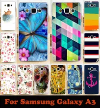 Soft Phone Cases For Samsung Galaxy A3 2014 SM A300FU A300 A3000 A3009 A300F Case Flowers