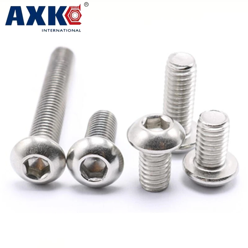 

1/4 Inch-20x1 Inch Hex Socket Button Head Bolts Screws 50pcs