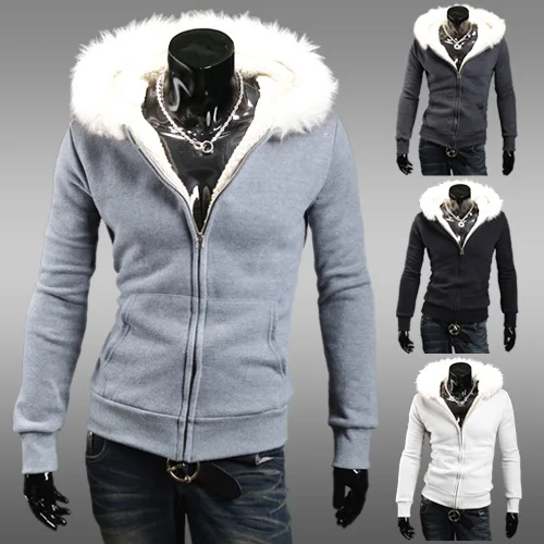fur hood hoodie