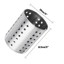 Нержавеющая сталь столовые приборы Посуда Caddy кухонный слив палочки для еды контейнер держатель