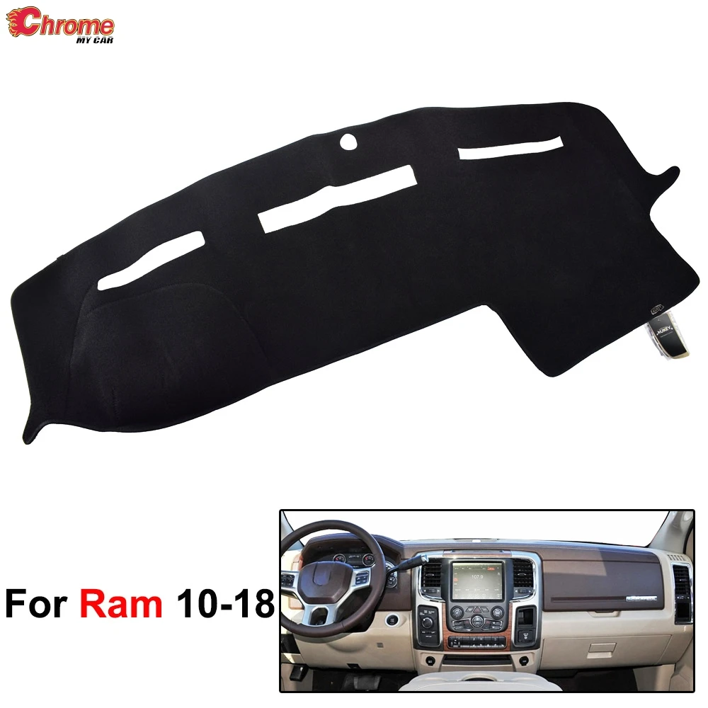 Для Dodge Ram 1500 2500 3500 2010 2011 2012 2013 2018 коврик для приборной панели защиты от грязи