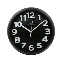 

Number Wall Clocks Black White Simple Circular Clock Silent Home Decoration Living Room Wall Watch wandklok 28*28*4 cm 35162