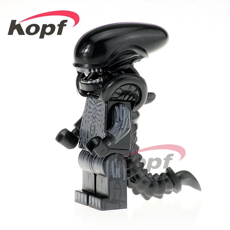Single Sale PG1050 Super Heroes Zombie One Eyed Alien Halloween Cyclops Omino Snake Undead Building font