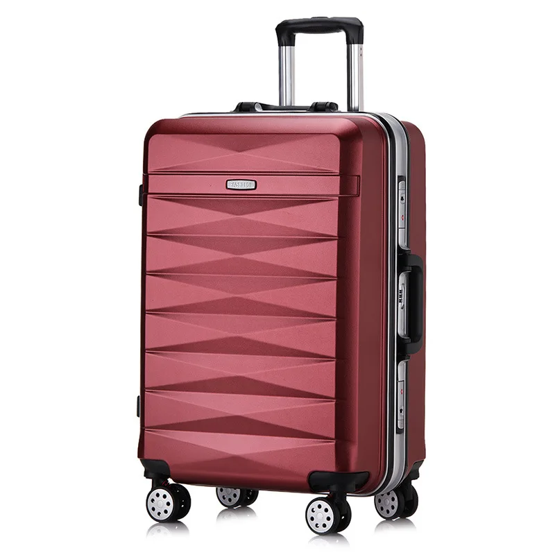 

20/24 Inch High Quality Rod Box Luggage Suitcase for Women Men Travel Luggage Case Spinner ABS Aluminum Frame Suitcase LGX02