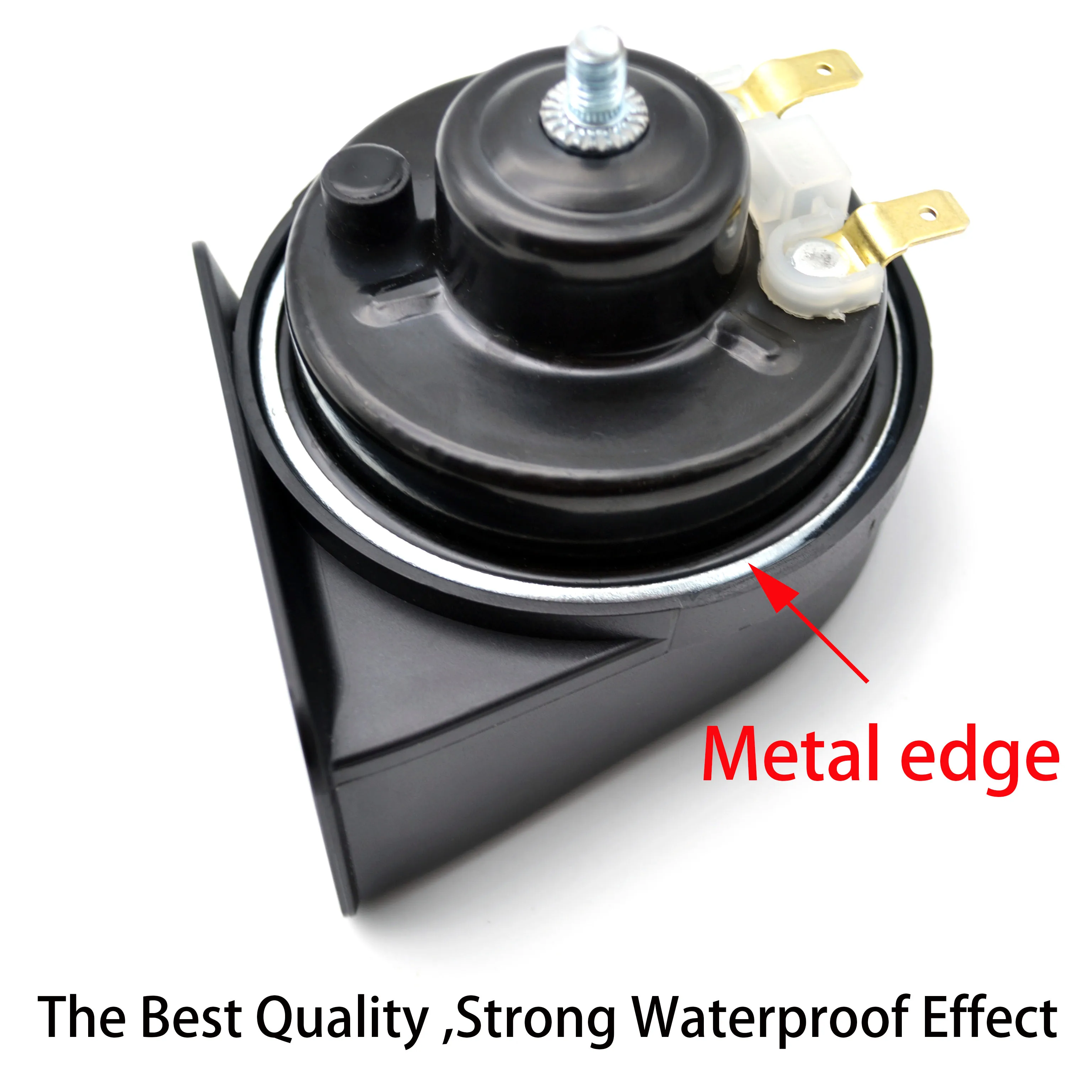 AX For VW Polo MK5 2009 2010 2011 2012 2013 High and Low Tone Snail Horn Loud Dual Waterproof 12V 110-129dB Car