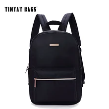 Tinyat черный рюкзак для женщин европейский стиль 14 дюймов ноутбук рюкзак небольшой backbag рюкзак девушки школьная сумка mochila