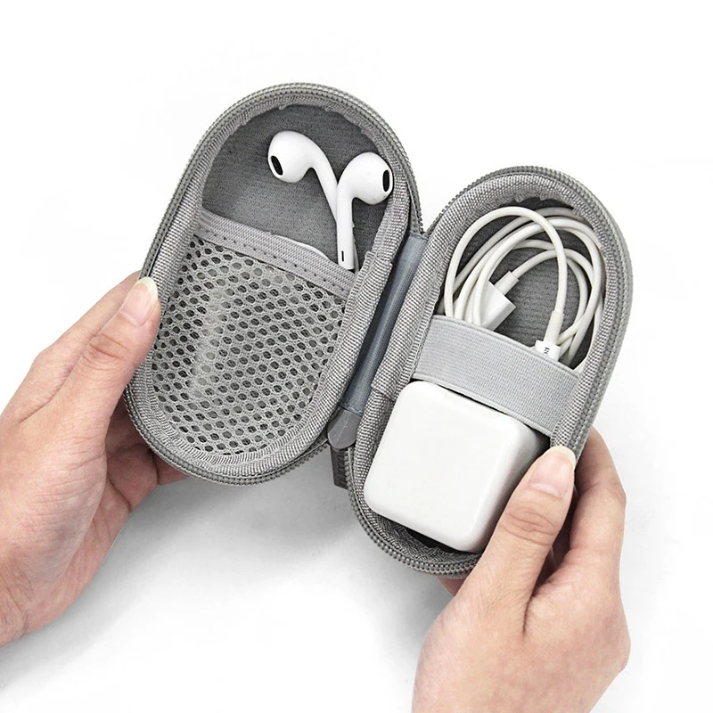 Baona Eva Oxford на жесткой молнии мини наушники чехол Bluebuds чехол-вкладыши Bluetooth сумка для наушников зарядное устройство головка Органайзер