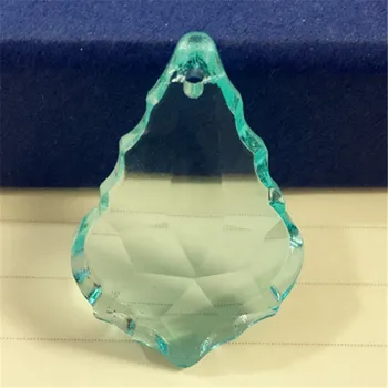 

Lt.Aquamarine 50mm 12 PCS Crystal Suncatcher Marriage Crystal Maple Hanging Pendent Home Decoration Supplies Event Party Wedding