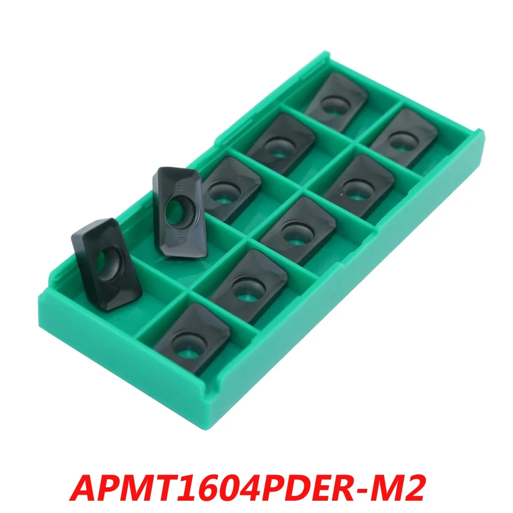 

Free shipping Carbide Inserts APMT1604PDER-M2 R0.8 For Face Milling Cutter 400R series Tools Suitable NC/CNC Machine