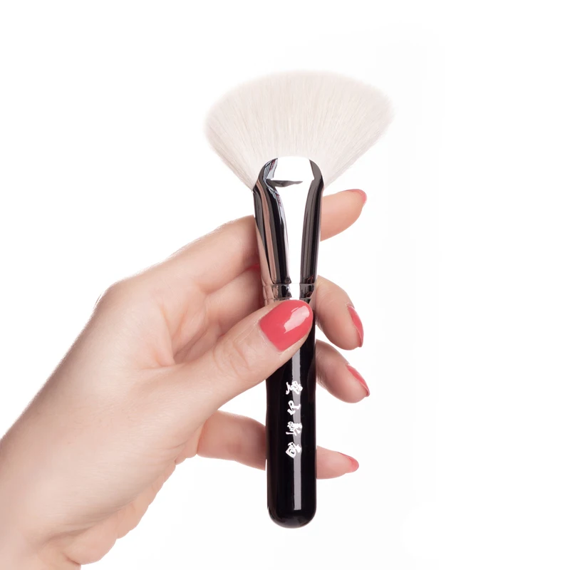 

19 Professional Makeup Brushes Soft Goat Hair Synthetic Fiber Angled Fan Contour Sculpting Brush pincel maquiagem Make Up Brush
