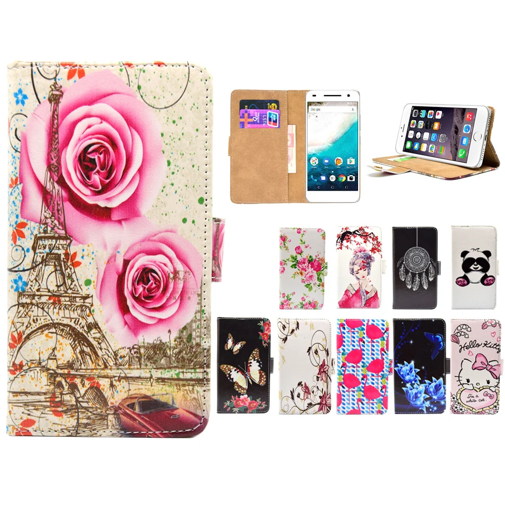

LIHAIJUN 3C Higt quality Cartoon Flip pu leather Phone Cases Cover For Sharp Android One S1