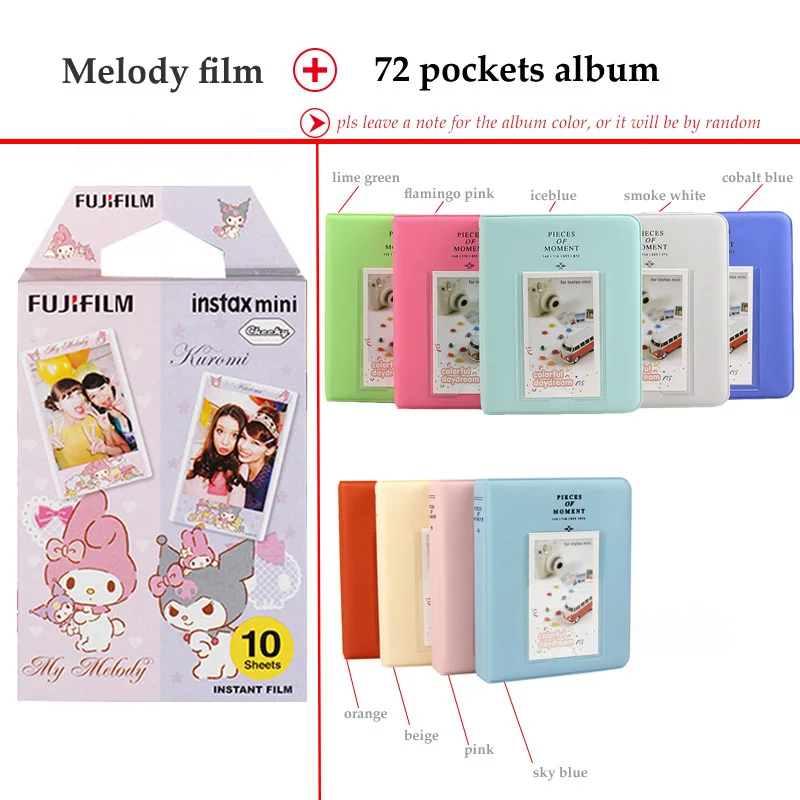 Fujifilm Instax Mini Film Melody 10 листов fr 9 8 + 7s 70 90 25 мгновенный Polariod камера смартфон принтер SP 2