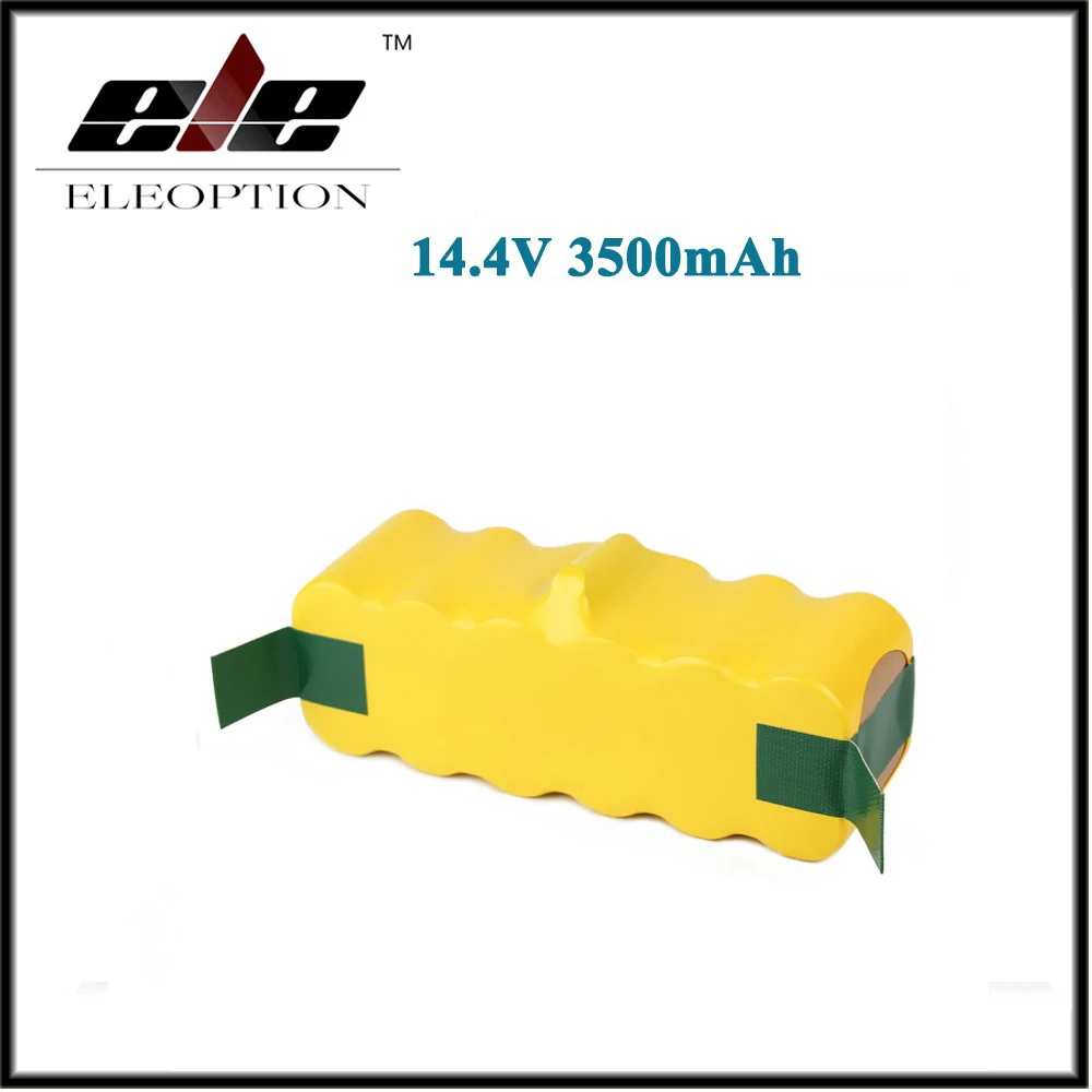 

Eleoption 3.5Ah Ni-MH 14.4V 3500mAh For iRobot Roomba Vacuum Cleaner Rechargeable Battery Pack for 500 550 560 780