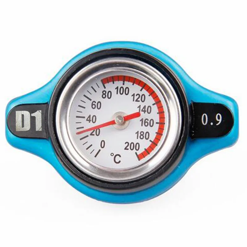 

2017 New 0.9 Bar Thermo Thermostatic Radiator Cap Cover with Water Temperature Gauge Universal For Nissan Mazda Kia and Subaru