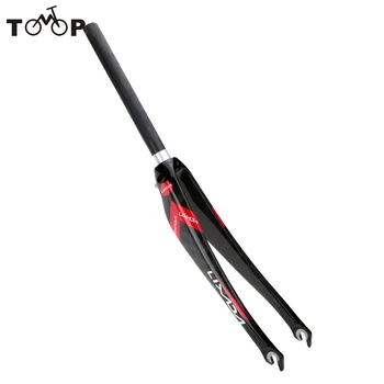 

28.6mm 680C 1-1/8 3K Full Carbon Fiber Road Bike Front Fork Fixed Gear Cycling Bicycle Front Fork for Disc Brake/V-brake