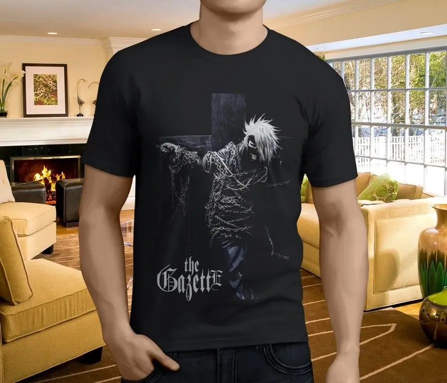 Новинка Мужская черная футболка с надписью The Gazette Dogma Japan Metal Rock Band удобная
