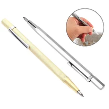 Плиткорезец для резки стеклорез карбидный разметчик жесткая металлическая ручка гравер стеклянный нож режущий инструмент