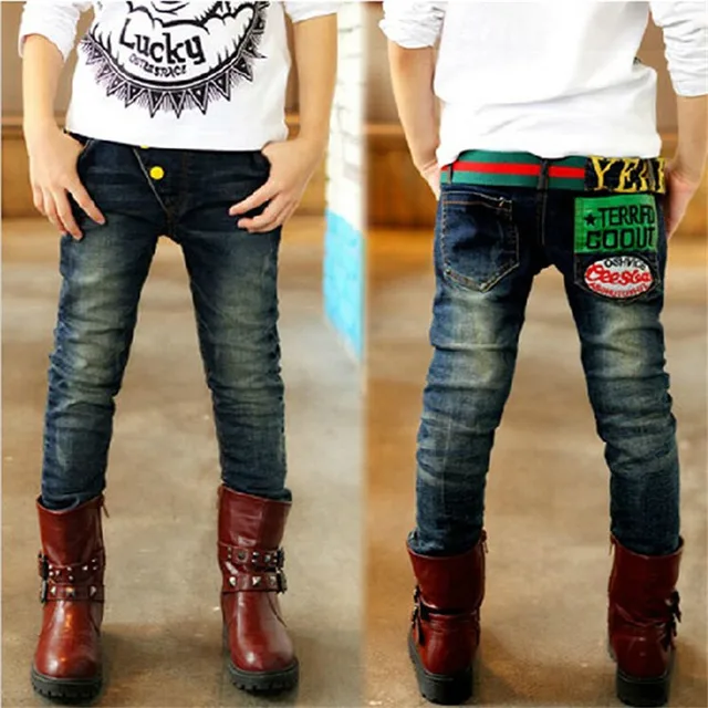 Autumn Boys Jeans Trousers Cowboys Kids Clothes Enfant Baby Boy Denim