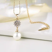 808 магазин простой искусственный жемчуг свадебные ювелирные наборы Кристалл Модные свадебные ювелирные изделия ожерелье серьги наборы для женщин