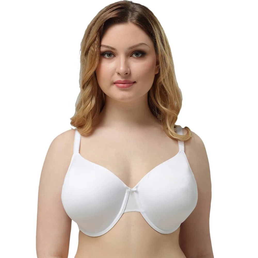 Hot Full cup thin underwear small bra plus size wireless adjustable Women's bra breast cover B C D E cup Large size drop shiping