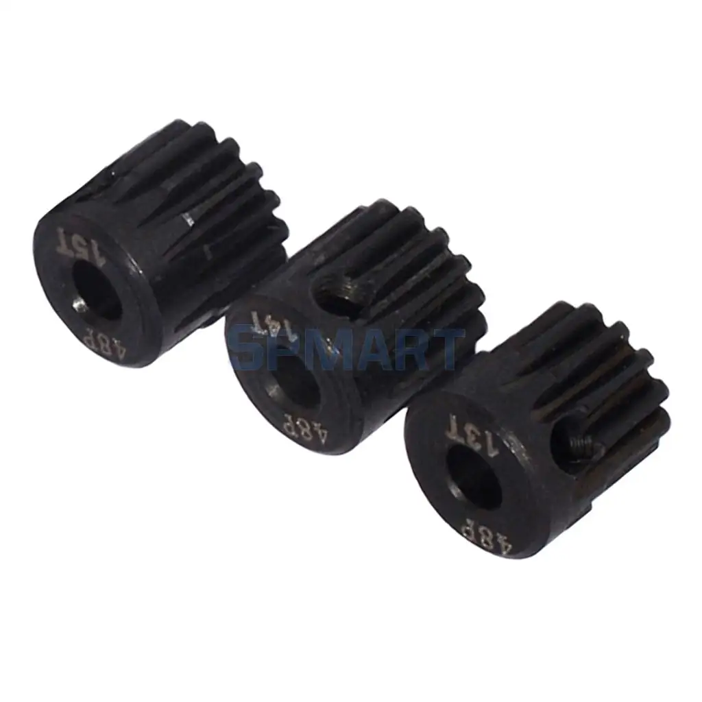 48DP 13T-15T Pinion 3.175mm Motor Gear Set for 1/10 RC Car DIY Accessories