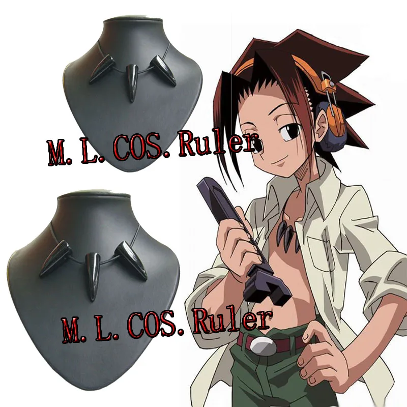 

Shaman King Yoh Asakura Cosplay Neckwear Necklace For Halloween Christmas Cosplay Accessories Free Shipping