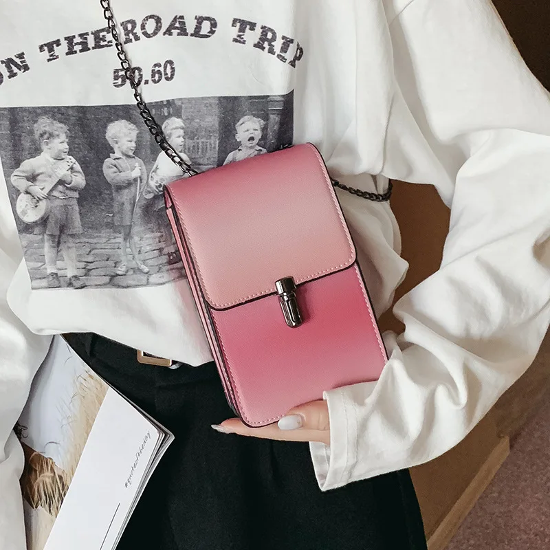 

Designer Luxury Neon Purse Clutches Bags for Women 2019 Ladie Pink Handbags PU Leather Holographic Cross Body Honey Bungee Bag