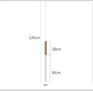 Пост современный длинный трубчатый филиал светодиодный подвесной светильник Лофт подвесной светильник офисный бар трек лампа ресторан Шоурум магазин подвесной светильник - Цвет корпуса: 1 heads gold