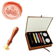 Воск печать штамп Винтаж Осьминог пользовательское изображение логотип палочки для свадьбы коробка комплект