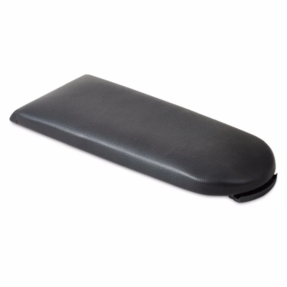 DWCX New Black Leather Center Console Armrest Cover Lid For VW New