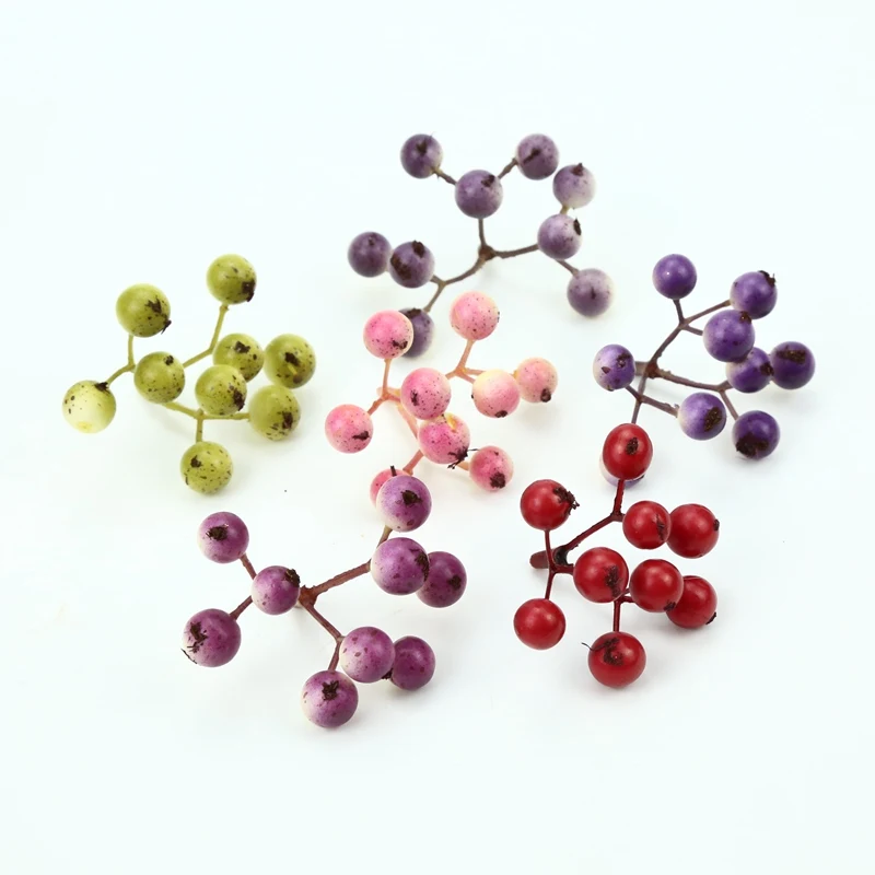 

MINI Foam pompons Christmas new Year decoration for home wedding flowers for scrapbooking diy gifts box brooch artificial fruits