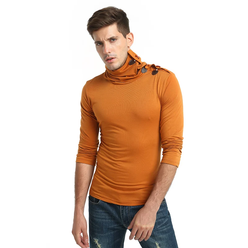 Новое поступление 2017 года футболка Для мужчин S одноцветное Цвет Slim Fit прохладный