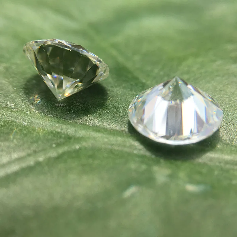 NiceGems Муассанит 8 5 CTW круглые блестящие Сердца и стрелы резка цвета менее мм F цвет