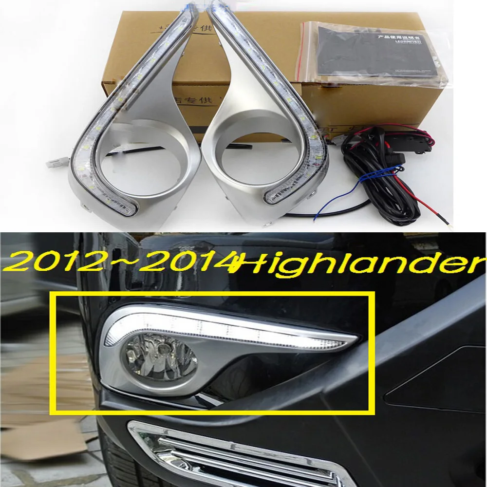 2008 ~ 2011/2012 2014 Автомобильный бампер для дневсветильник Highlander SUV светодиодный