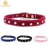 Solid Cat Collar With Bell Safety Cat Collars Kitten Adjustable Puppy Dog Collar For Small Dogs Cats Pet Collars Supplies YS0031 ► Photo 1/6