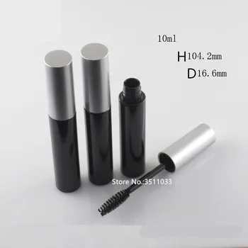 

10ML 30pcs 50pcs Plastic Empty Mascara Tube Superior Grade Black Cosmetic Eyelashes Cream Container Mascara Liquid Containers