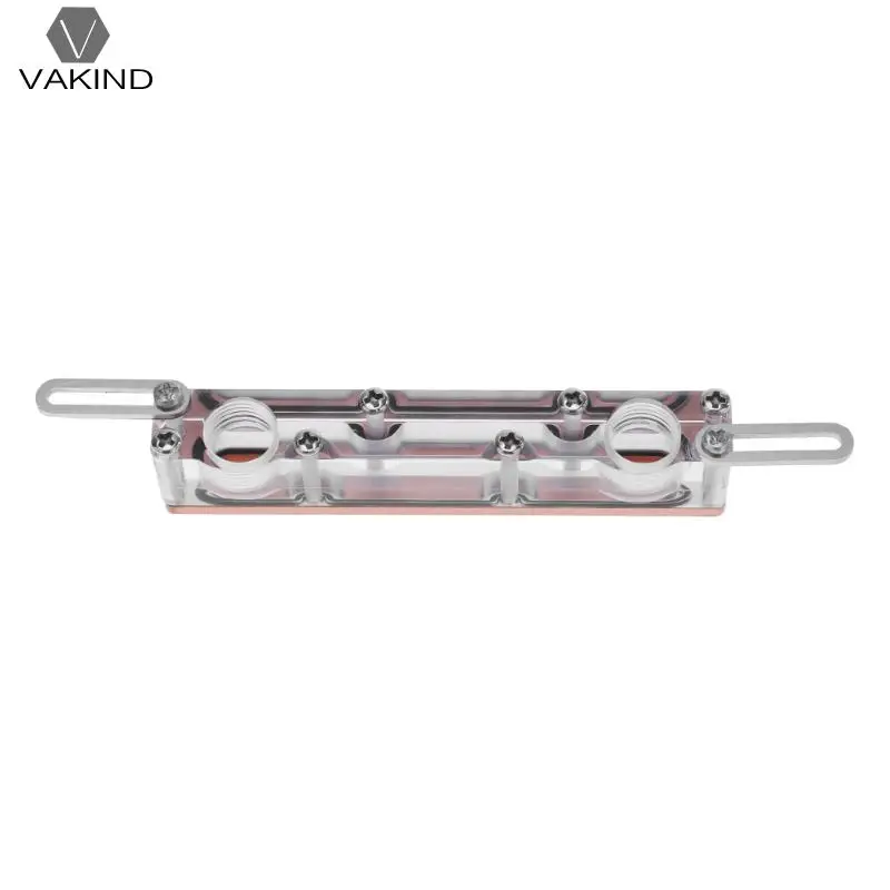 

10cm MOS Cooler G1/4 ( 2 Point ) Thread MOS Waterblock Water Block for Motherboard Main Board Power Supply Graphics Card