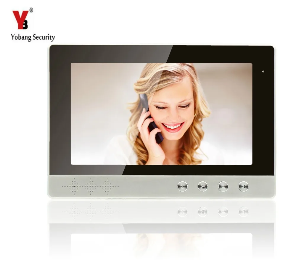 

YobangSecurity 10 Inch Color LCD Screen Monitor Wired Video Door Entry System Video Door Phone Intercoms