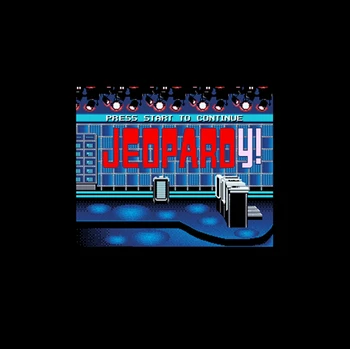 

Jeopardy! Sports Edition 16 bit Big Gray Game Card For NTSC Game Player Drop Shipping