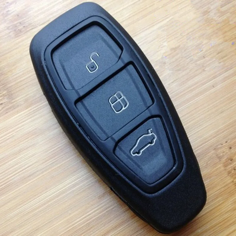 

DAKATU Replacement Smart Remote Key Shell Case Keyless Entry Fob 3 Button For Ford Fiesta Focus Mondeo C-Max with KEY BLADE