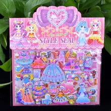 1pcs DIY Double layer Cute Mermaid Princess Dress up Sticker For Diary font b Phone b