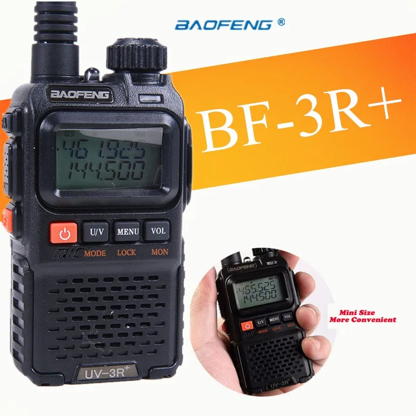 Новейшая модель baofeng UV-3R плюс Interphone два 2 Way Радио Портативный мини иди и болтай Walkie