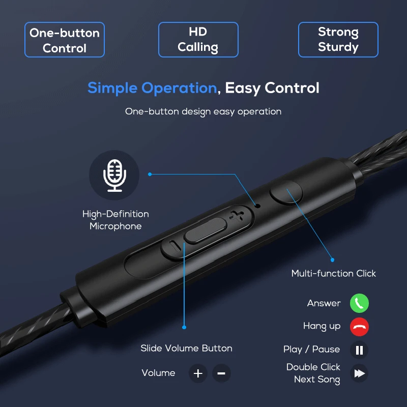 Eecpt наушники с микрофоном 3,5 мм стерео бас гарнитура hi-fi проводные наушники для смартфона samsung Xiaomi MP3 fone de ouvido
