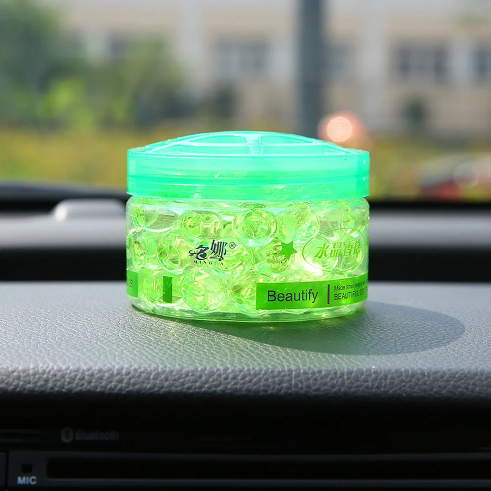 Car Air Freshener Crystal Fragrant Beads Plant Balm Smell Home Office