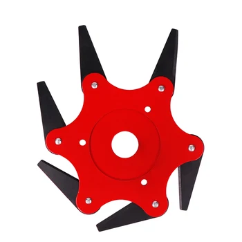 

6 Teeth Brush Cutter Blade Trimmer Metal Blades Trimmer Head Garden Grass Trimmer Head For Lawn Mower