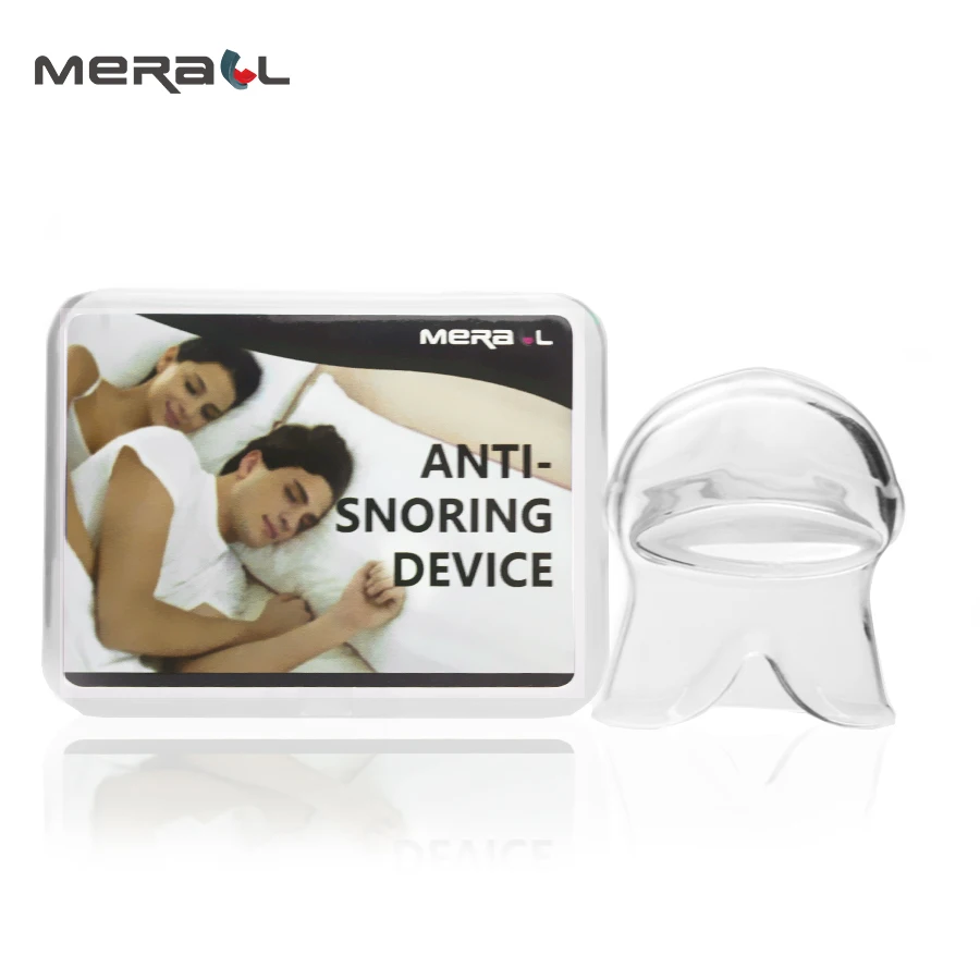 Silicone Anti Snoring Tongue Cover Transparent Retaining Device Safety